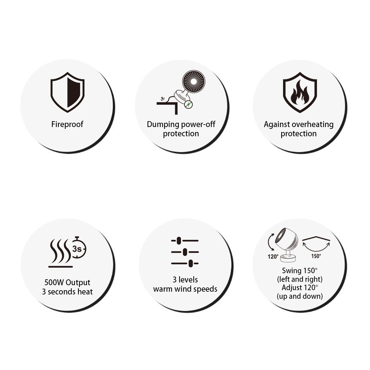 inno3C i-WF5 座枱暖風機, , large image number 0